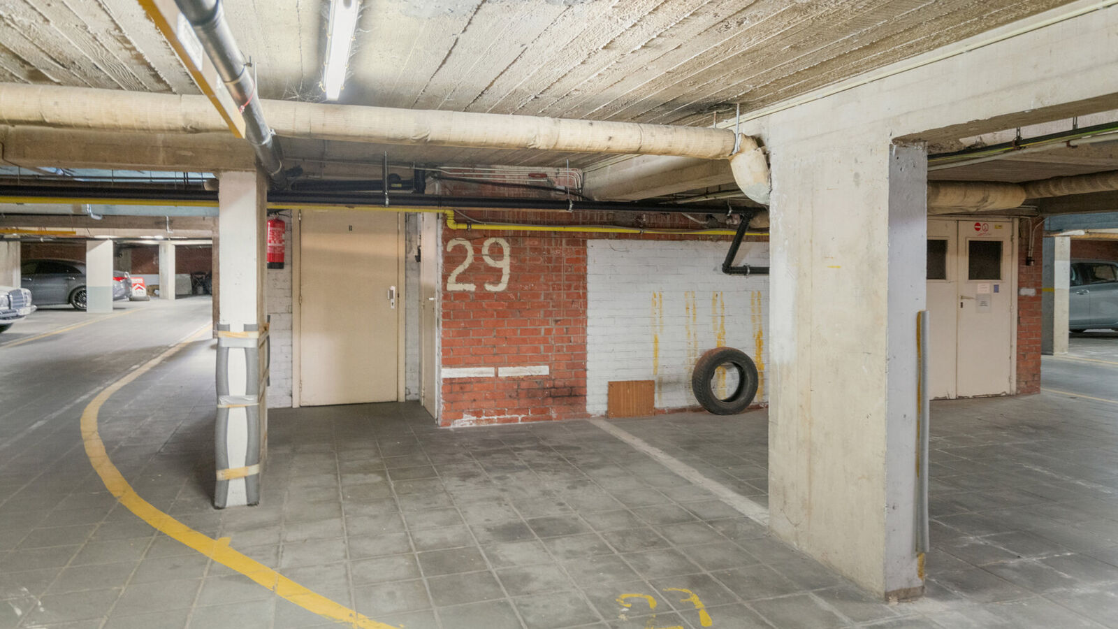 Parking int&eacute;rieur &agrave; vendre &agrave; Koksijde